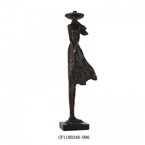 resin woman statue