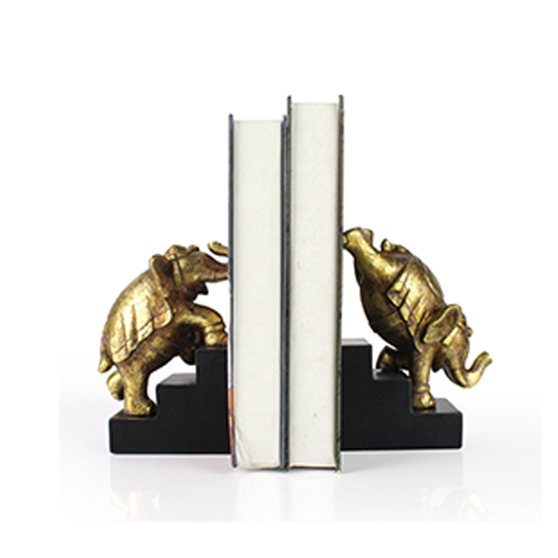 gold bookends